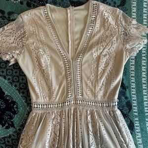 Brand new full length lace maxi dress